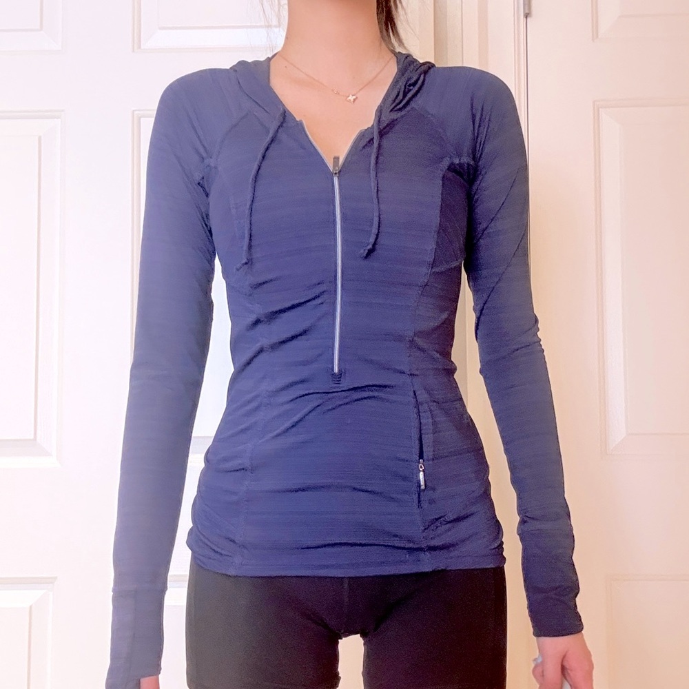 Athleta Women’s Athletic Running Zip Up Jacket Tight Slim Fit Pre-Owned